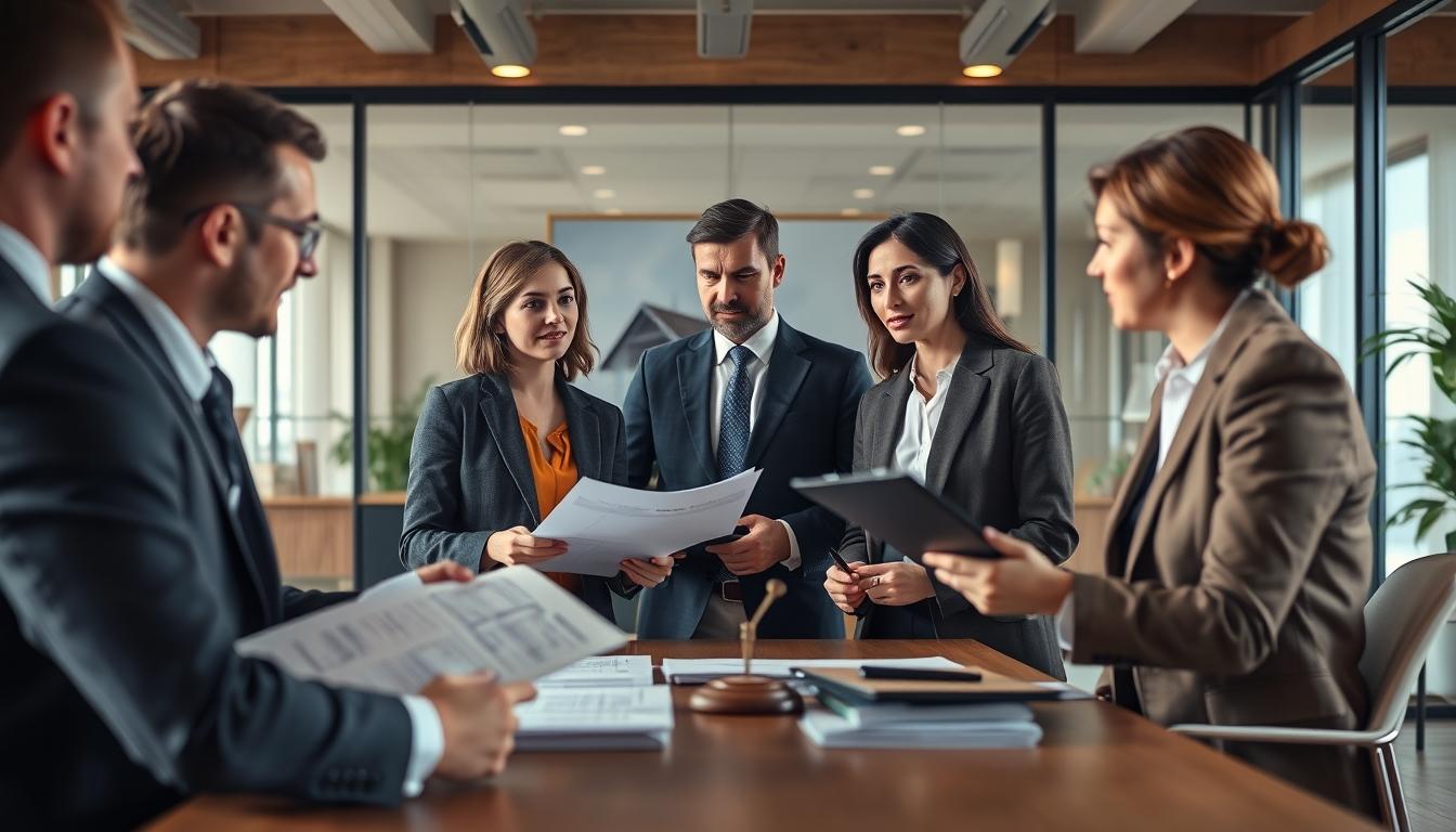 Business agreement signing